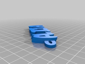 alicia Schlüsselanhänger kundengebundene 3d print model - Mito3D
