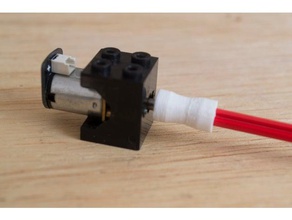 microduino dc motor shaft lego adapter electronics compatible 3d print model - Mito3D
