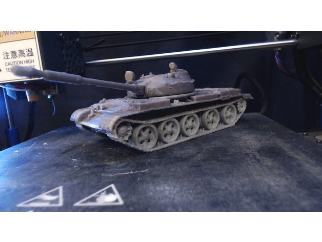 t-62o russo tanque médio veículos tanques ww2 a segunda guerra mundial 3D print model - Mito3D