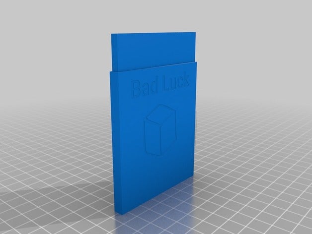 bad luck games customized 3D print model - Mito3D