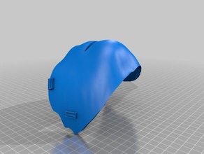 maschera su misura La stampa 3d 3d print model - Mito3D