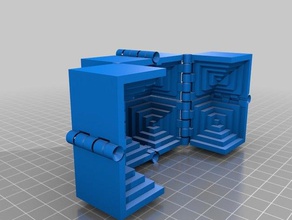magic cube mechanical toys fidget toy foldable yoshimoto 3d print model - Mito3D