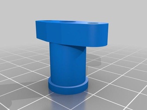 bltouch mount hypercube evolution 3d Drucker Zubehör auto bed leveling montieren 3d print model - Mito3D