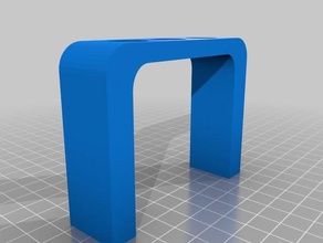parametric simple toothbrush holder bathroom openscad 3d print model - Mito3D