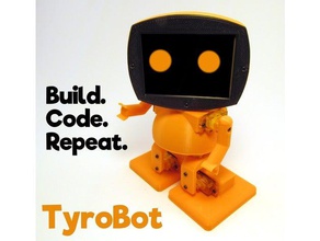 tyrobot bricolage robot humanoïde kit la robotique 3d print model - Mito3D