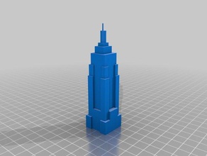 el edificio del empire state La impresión en 3d 3d print model - Mito3D