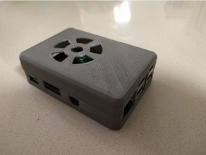 basic rapberry pi case electronics raspberry 2 3 housing 3d print model - Mito3D