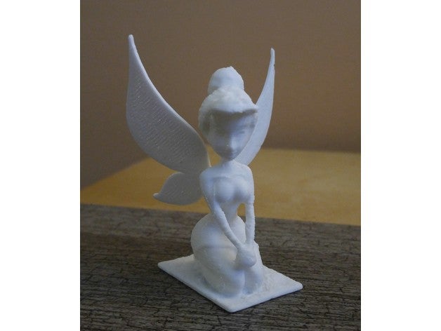 tinker bell new wings sculptures disney faerie fairy pixie tinkerbell 3D print model - Mito3D