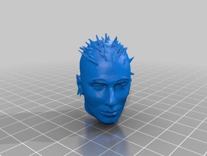 heykel başı sanat baş 3d print model - Mito3D