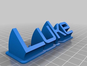 luke office personalizado 3d print model - Mito3D