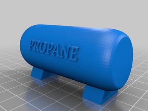 o tanque de propano A impressão 3d 3d print model - Mito3D