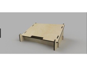 laptop stand model furniture 3d print model - Mito3D