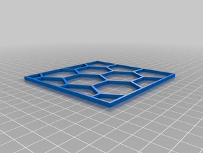 meine angepasste hex-raster kundengebundene 3d print model - Mito3D