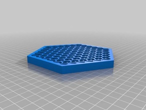hexy coaster remix remake household 3d print model - Mito3D