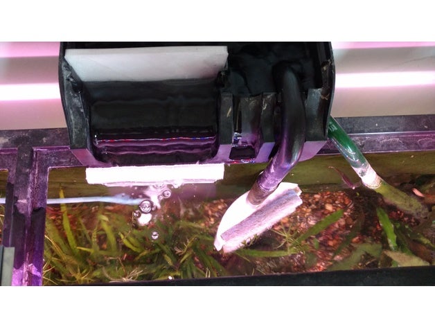 whisper aquarium filter upgrade pets fish 3D print model - Mito3D