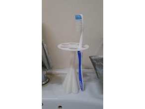 suporte da escova de dentes 5 6 pincéis casa banho acessórios do banheiro 3d print model - Mito3D