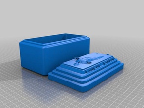 han solo carbonite-box 3d-drucken 3d print model - Mito3D
