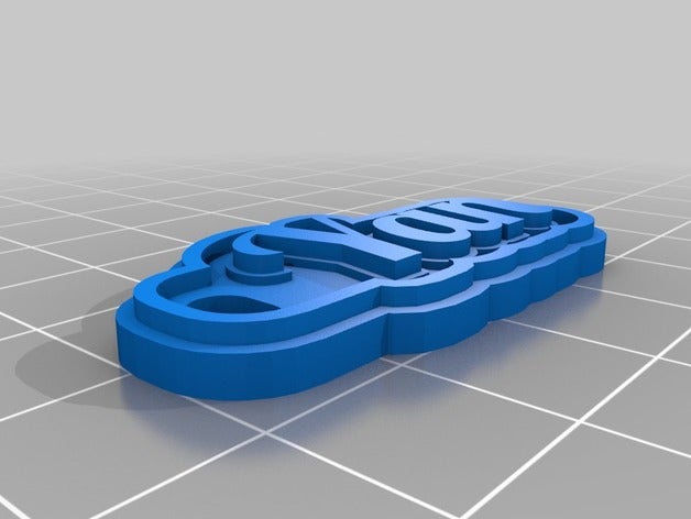 yan keychains customized 3D print model - Mito3D