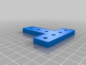 my customized t-bracket t-slots parts 3d print model - Mito3D