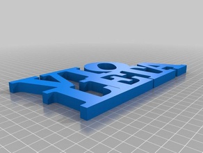 my customized variable word sculpture more options signs & logos 3d print model - Mito3D