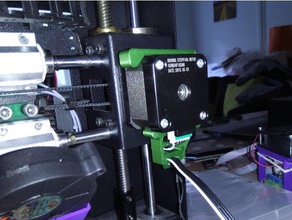 x-Achse motor-Kabel-Zugentlastung nema 17 3d Drucker Zubehör Kabel-Zugentlastung duplicator i3 wanhao monoprice makerselect die Zugentlastung 3d print model - Mito3D