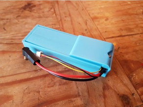 fatshark 2s battery case diy lipo clip cover custom goggles hang hobbyking pack power turnigy 3d print model - Mito3D