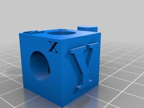 calbration cubo La stampa 3d 3d print model - Mito3D