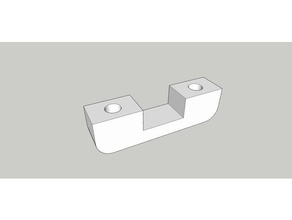 cavo di clip fori delle viti miglioramento casa 3d print model - Mito3D
