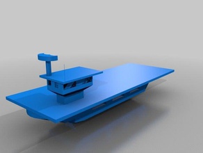 airnamess 3d printing aircraft carrier battleship navy ship warship 3d print model - Mito3D