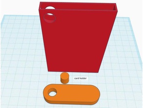 card-Inhaber 3d-drucken 3d print model - Mito3D