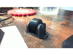 low profile caster wheel replacement parts 3d print model - Mito3D