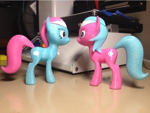 mlp lotus et aloe poney jouets & accessoires de jeux scm modèle mon petit 3d print model - Mito3D