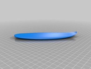 surfboard - baked potato 5 foot 6 inches sport & outdoors board surf surfing waves 3d print model - Mito3D