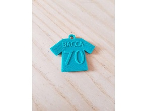 bacca's jersey signs & logos bacca carlos football team milan 3d print model - Mito3D