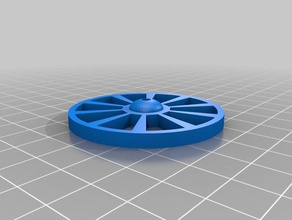 wheel 10 sticks modeling 3d printing stand modelism modelisme 3d print model - Mito3D