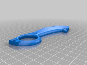 box cutter blade karambit hand tools knife 3d print model - Mito3D