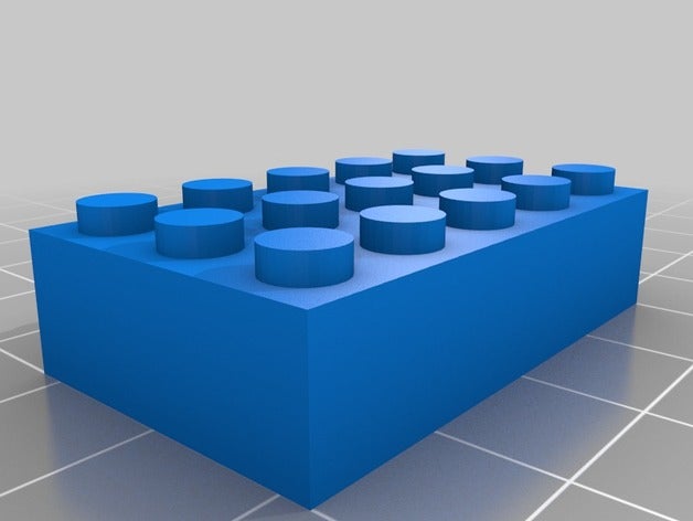 lego-brique jouets de construction personnalisé 3D print model - Mito3D