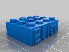 eliasblock juguetes de construcción personalizado 3d print model - Mito3D