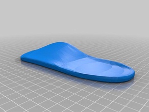 il mio piede sinistro su misura 3d print model - Mito3D