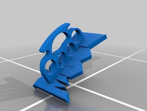 doom nudillos grandes letras La impresión en 3d 3d print model - Mito3D