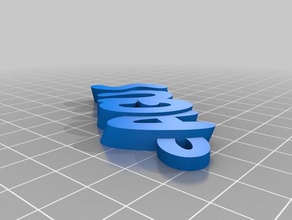 agus keychains customized 3d print model - Mito3D