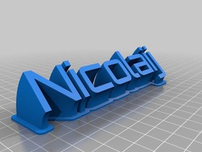 nicolaij de la oficina personalizado 3d print model - Mito3D