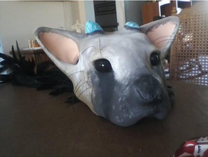 trico mask costume cosplay video game 3d print model - Mito3D
