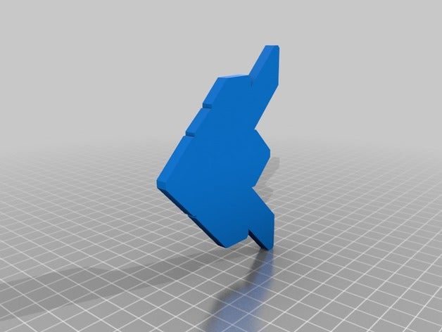 overwatch grandmaster symbol 2d art simple 3D print model - Mito3D