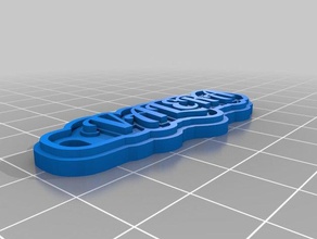 valera2 keychains customized 3d print model - Mito3D