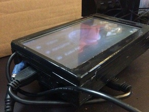 7 inch lcd raspberry pi housing electronics carpc 3 case 3d print model - Mito3D