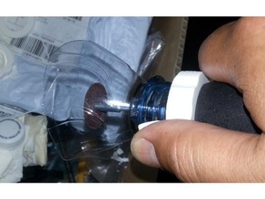 poor man's dremel protection eye finger machine tools handle drill 3d print model - Mito3D