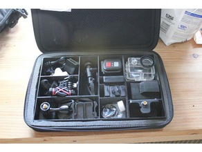 action camera organizer trays 3d print model - Mito3D