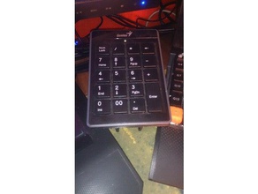 número de soporte teclado la oficina 3d print model - Mito3D