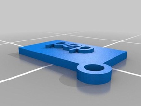 o pai de anel chave os acessórios personalizado 3d print model - Mito3D